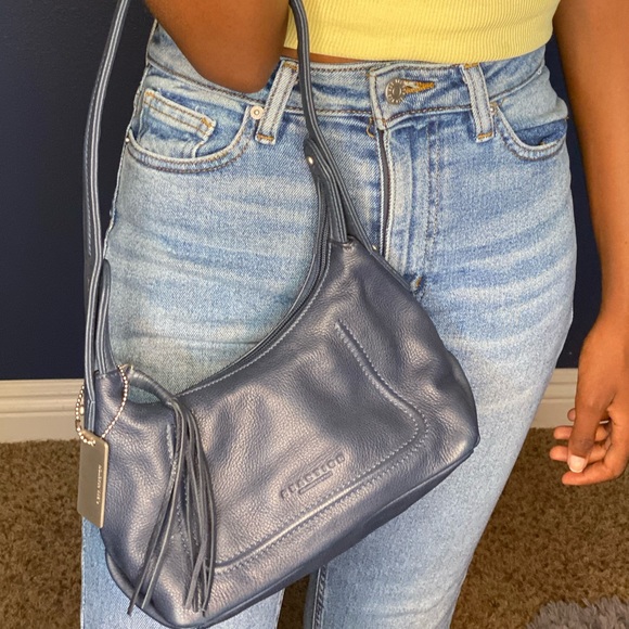 Navy Blue Kenneth Cole Mini Purse - Picture 2 of 8